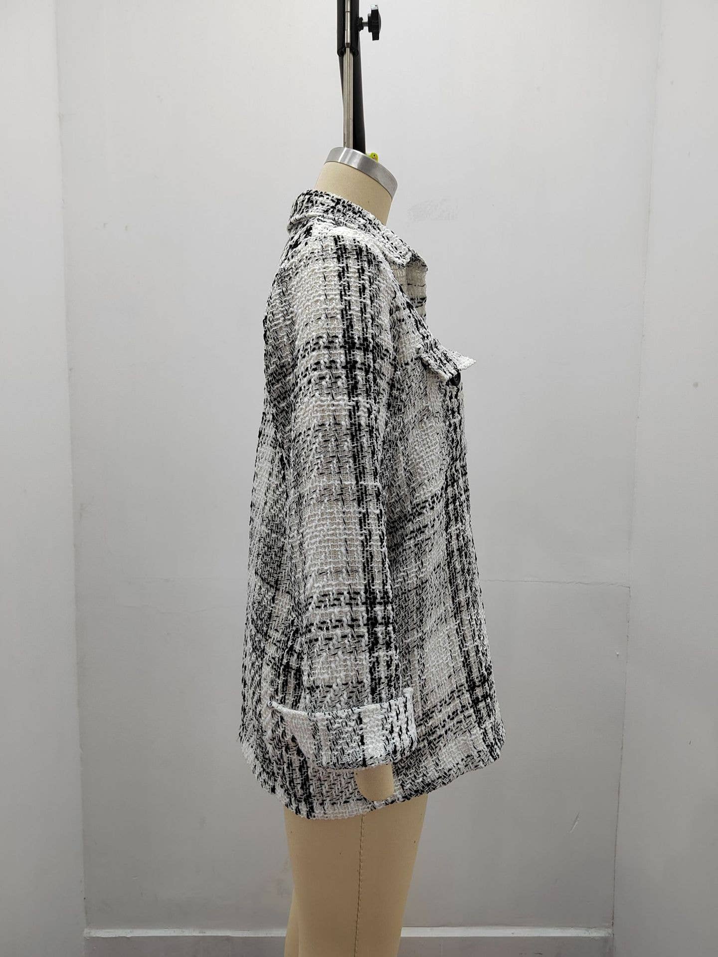 Lapel loose single-breasted long-sleeved jacket