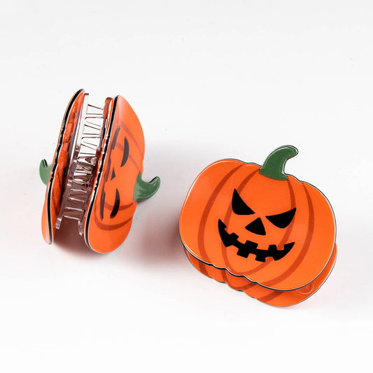 Halloween Pumpkin Hair Claw - Cute Back Clip_CWAHA1452