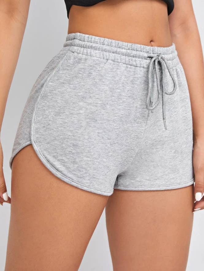 High-waisted comfortable fitness running shorts