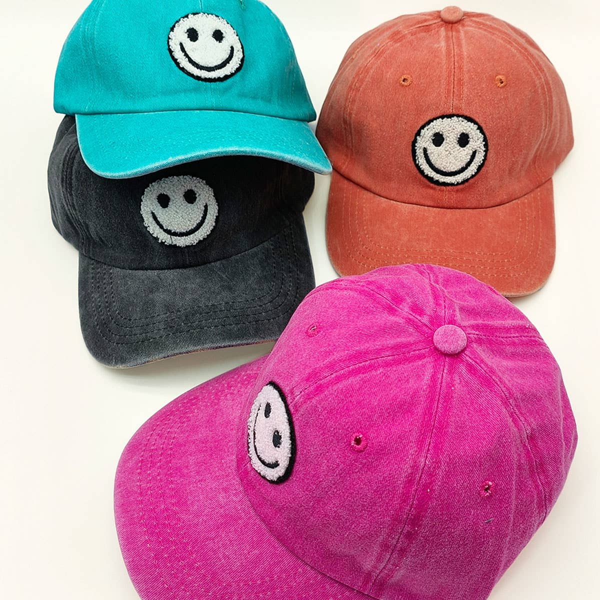 Smiley Face Parent-child Baseball Cap-Sun HatCWAH1241