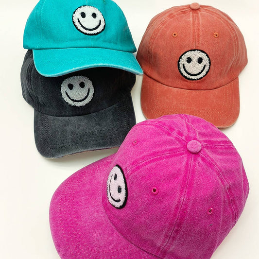 Smiley Face Parent-child Baseball Cap-Sun HatCWAH1241