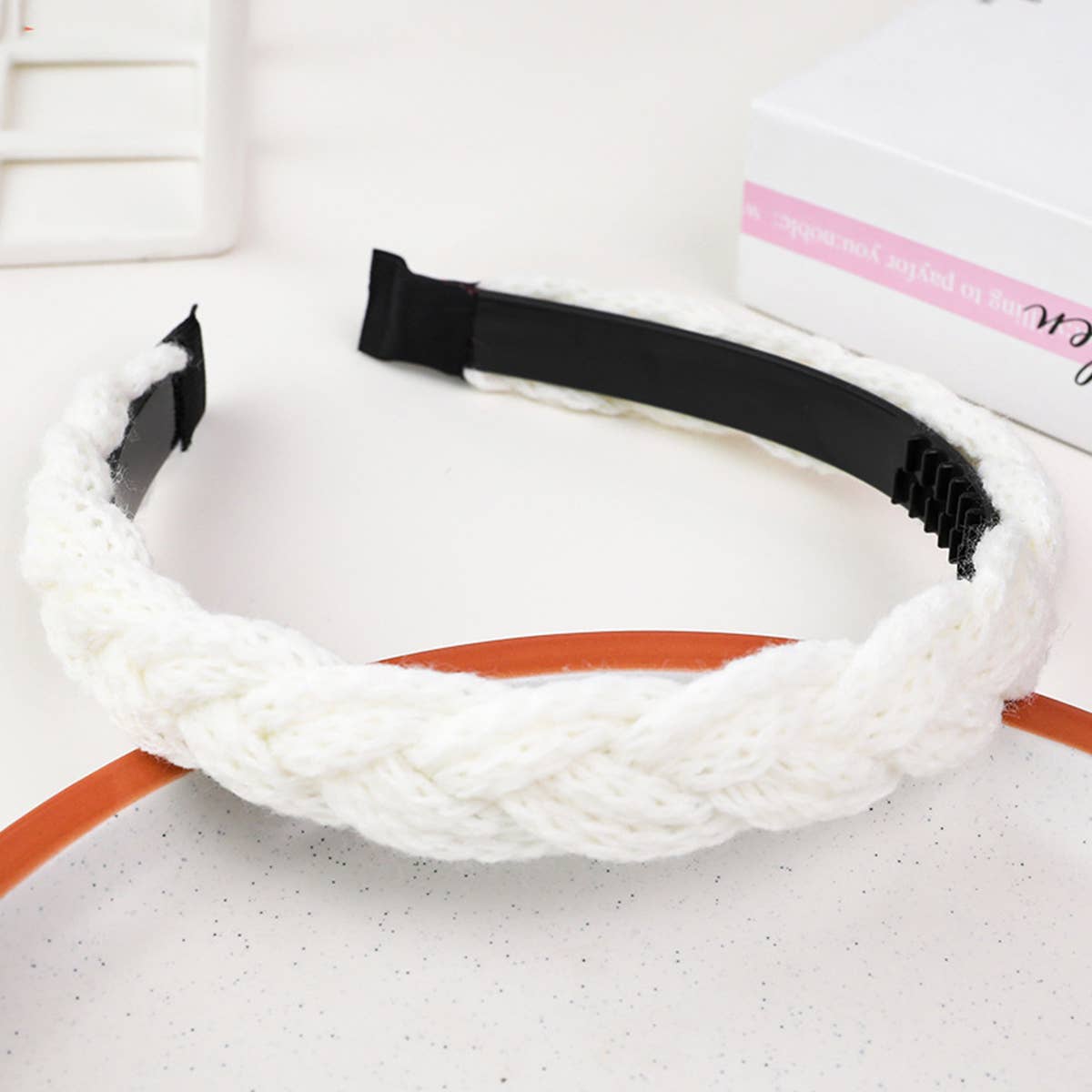 FASHION  WOOL  BRAIDED  HAIR HOOP_CWAHA0237