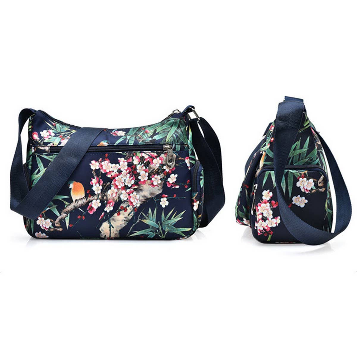 NYLON CANVAS PRINTED CROSSBODY SHOULDER BAG_CWASC1738