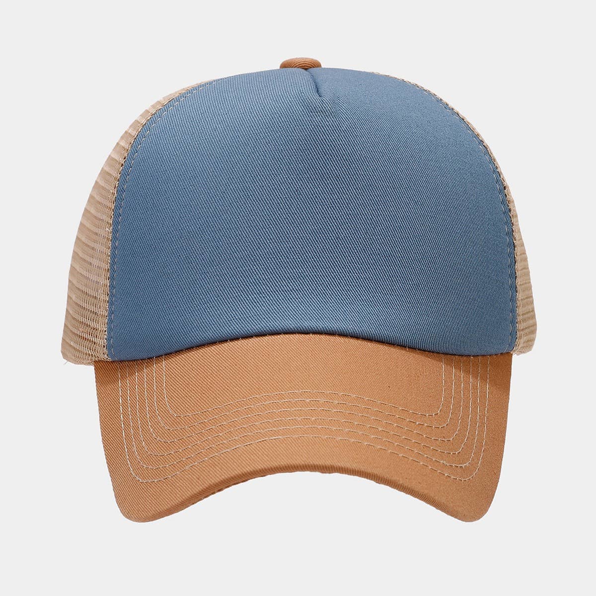 SPLICED LIGHT PANEL BREATHABLE BASEBALL CAP_CWAH1572