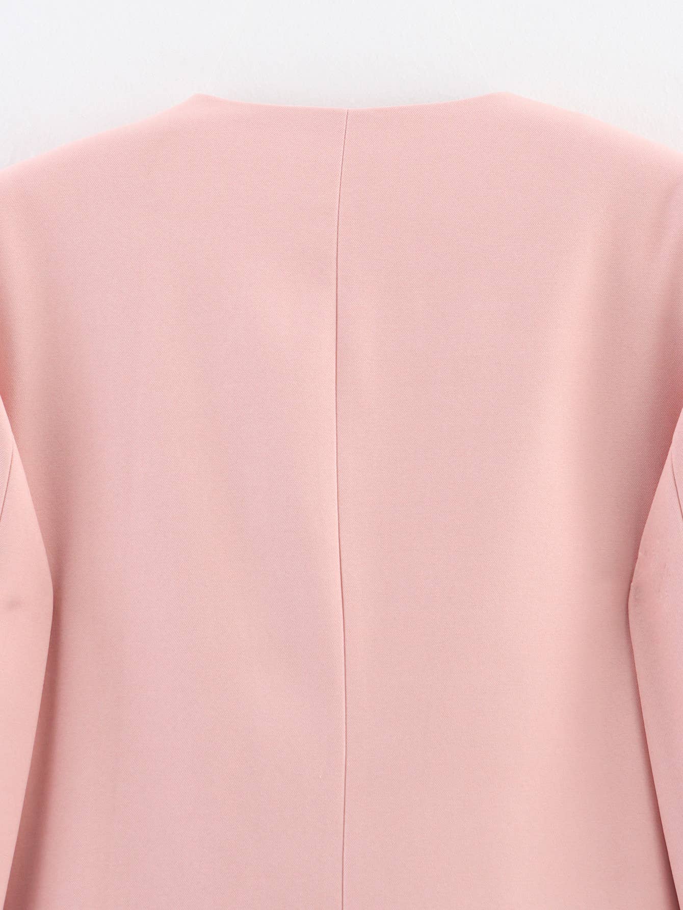 V-neck loose solid color long-sleeved jacket