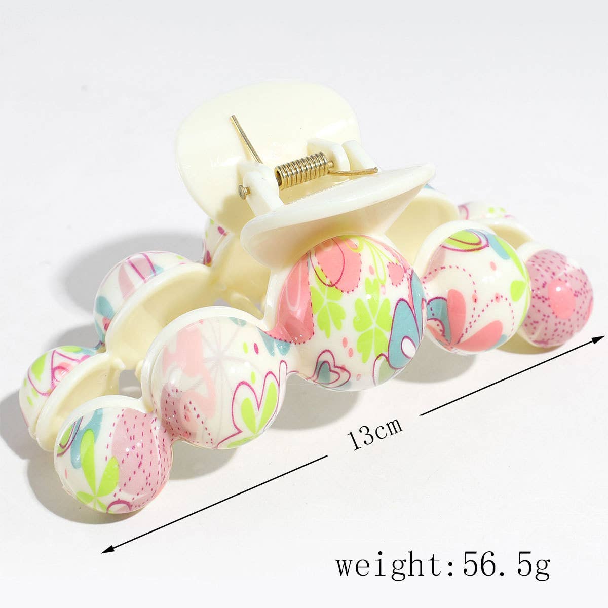 RETRO COLORFUL PRINT HAIRPIN_CWAHA2320