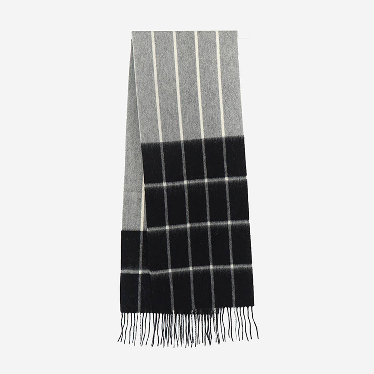 COLORBLOCK PLAID FASHION SCARF
