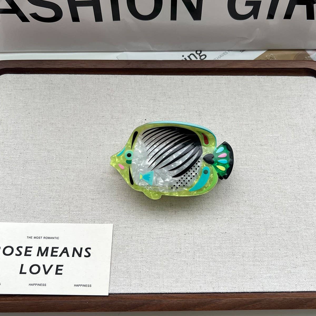 Ocean Hair Claw,Dolphin Whale Jellyfish Large Clip_CWAHA5705