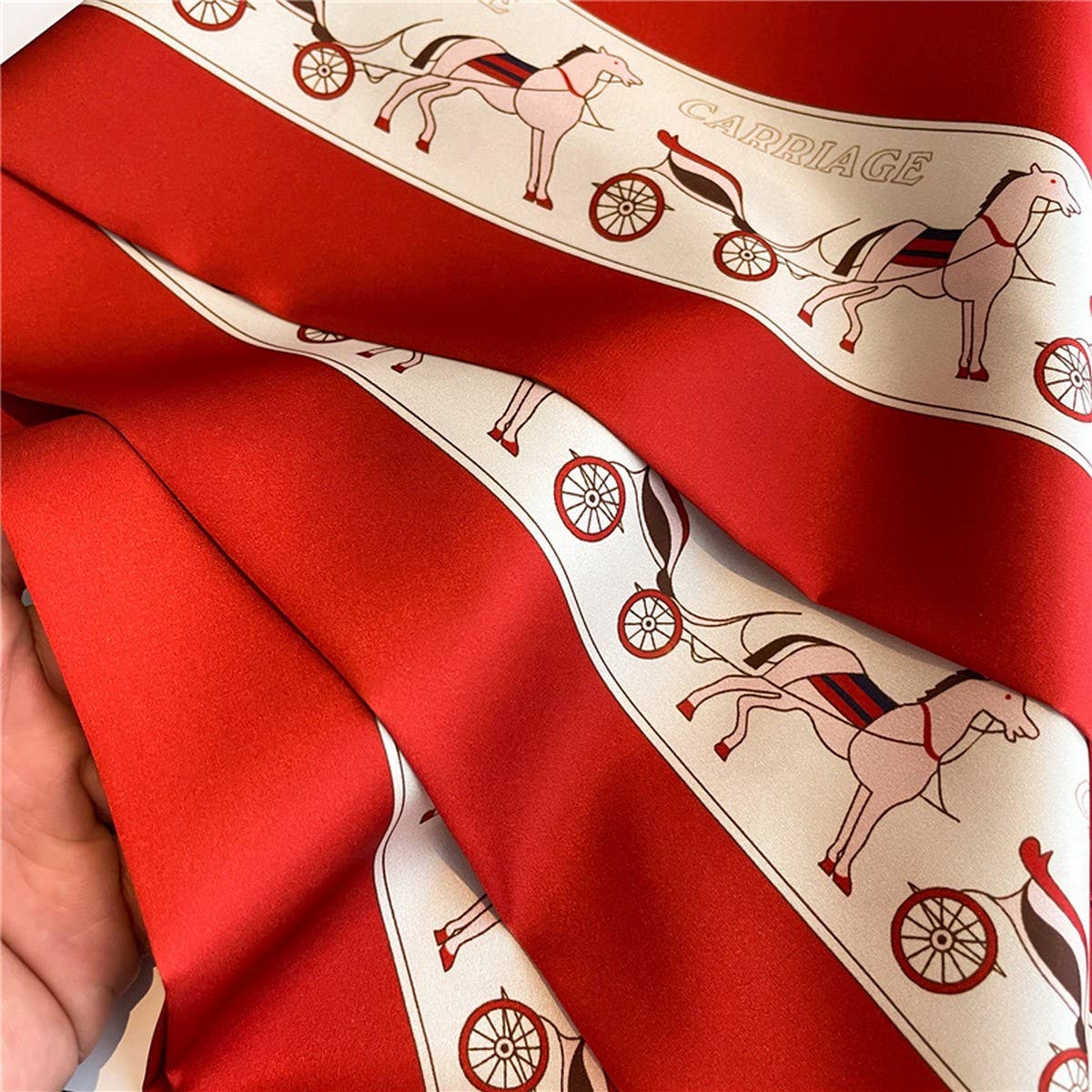 THIN FASHIONABLE VERSATILE SILK HEAD SCARF