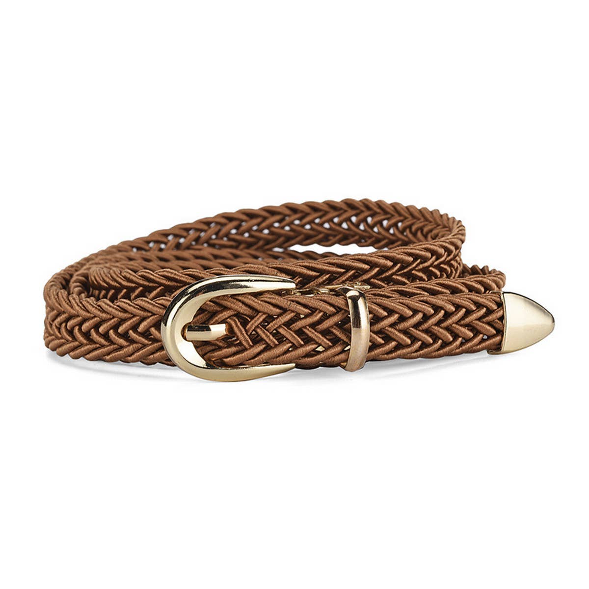 WOMEN BRAIDED PIN BUCKLE DETACHABLE BELT_CWABE0361