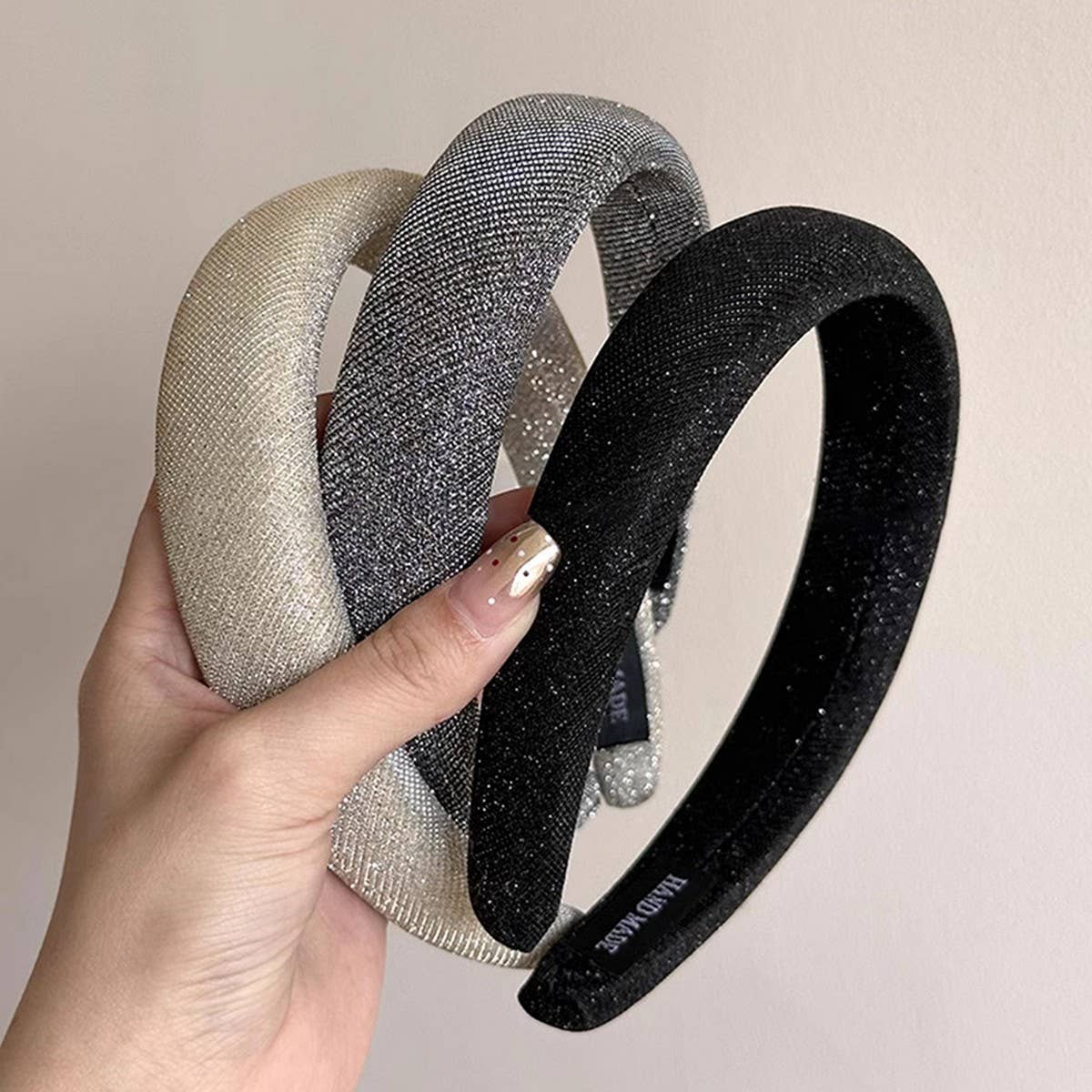 LIGHT LUXURY TEMPERAMENT SUPER SHINY HEADBAND