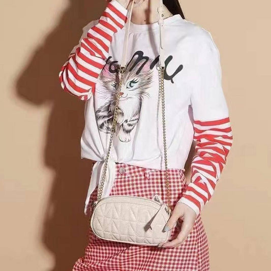 VERSATILE DIAMOND SHOULDER MINI CHAIN BAG_CWAB3426