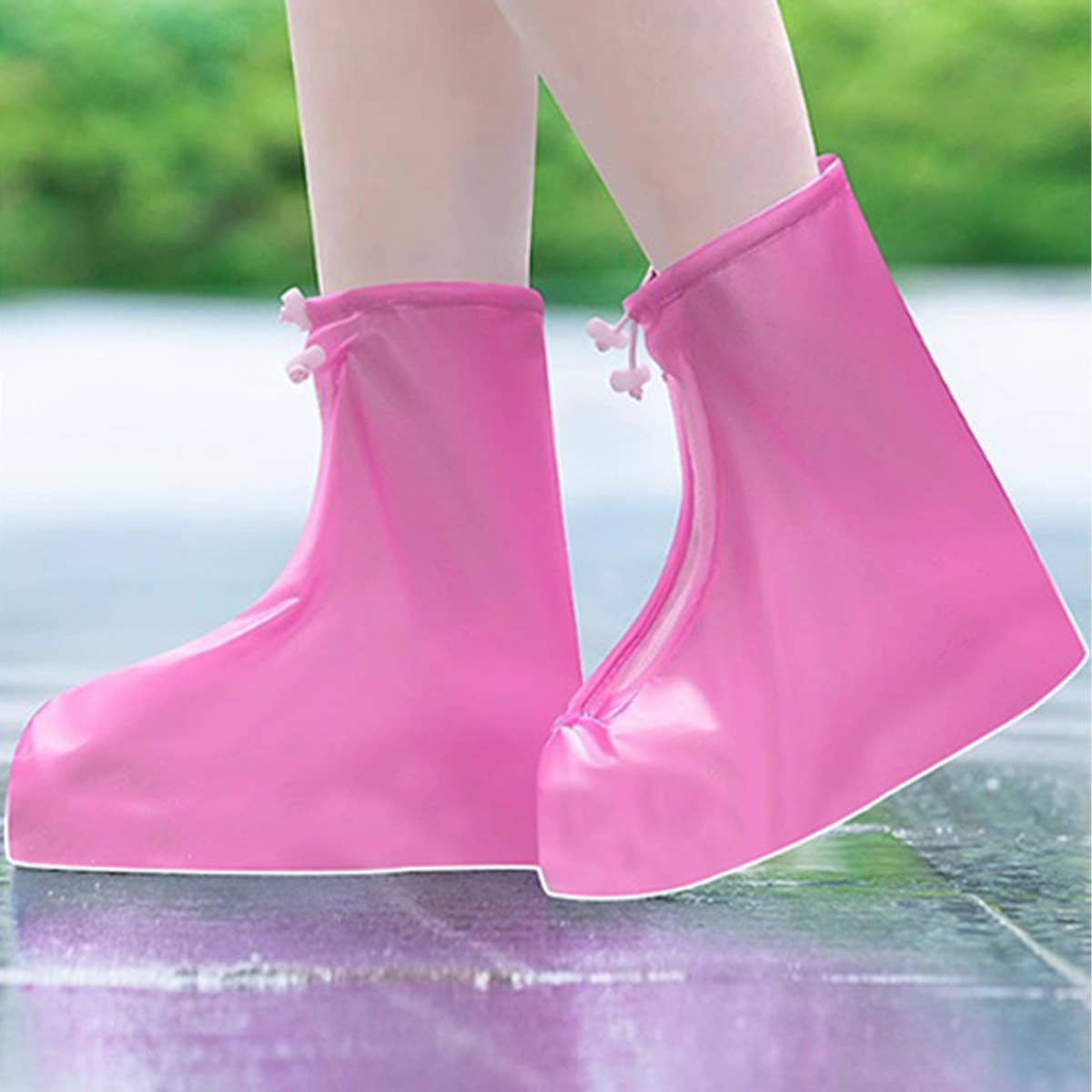 CWMM8444_THICKENED WATERPROOF AND NON-SLIP RAIN SHOE COVERS