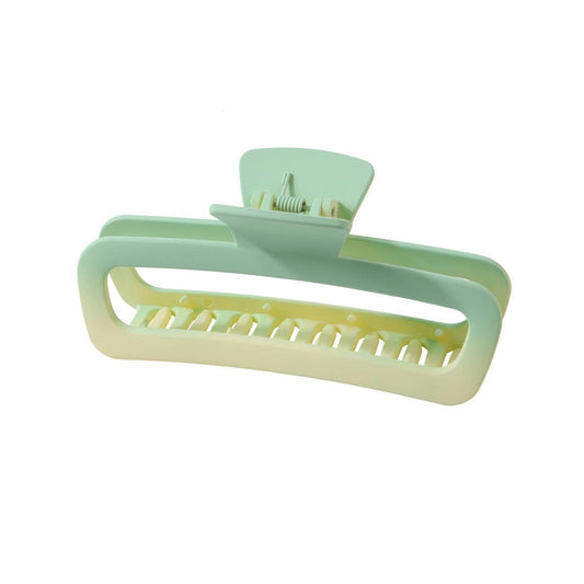 Matte Gradient XL Rectangle Hair Claw Clip_CWAHA0473