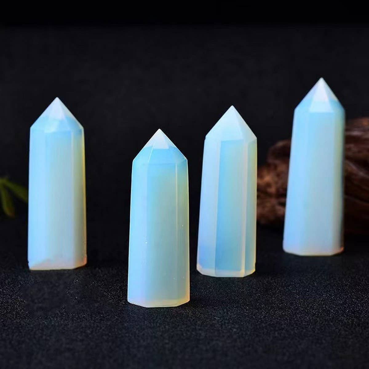 Natural Opal Polished Crystal Tower