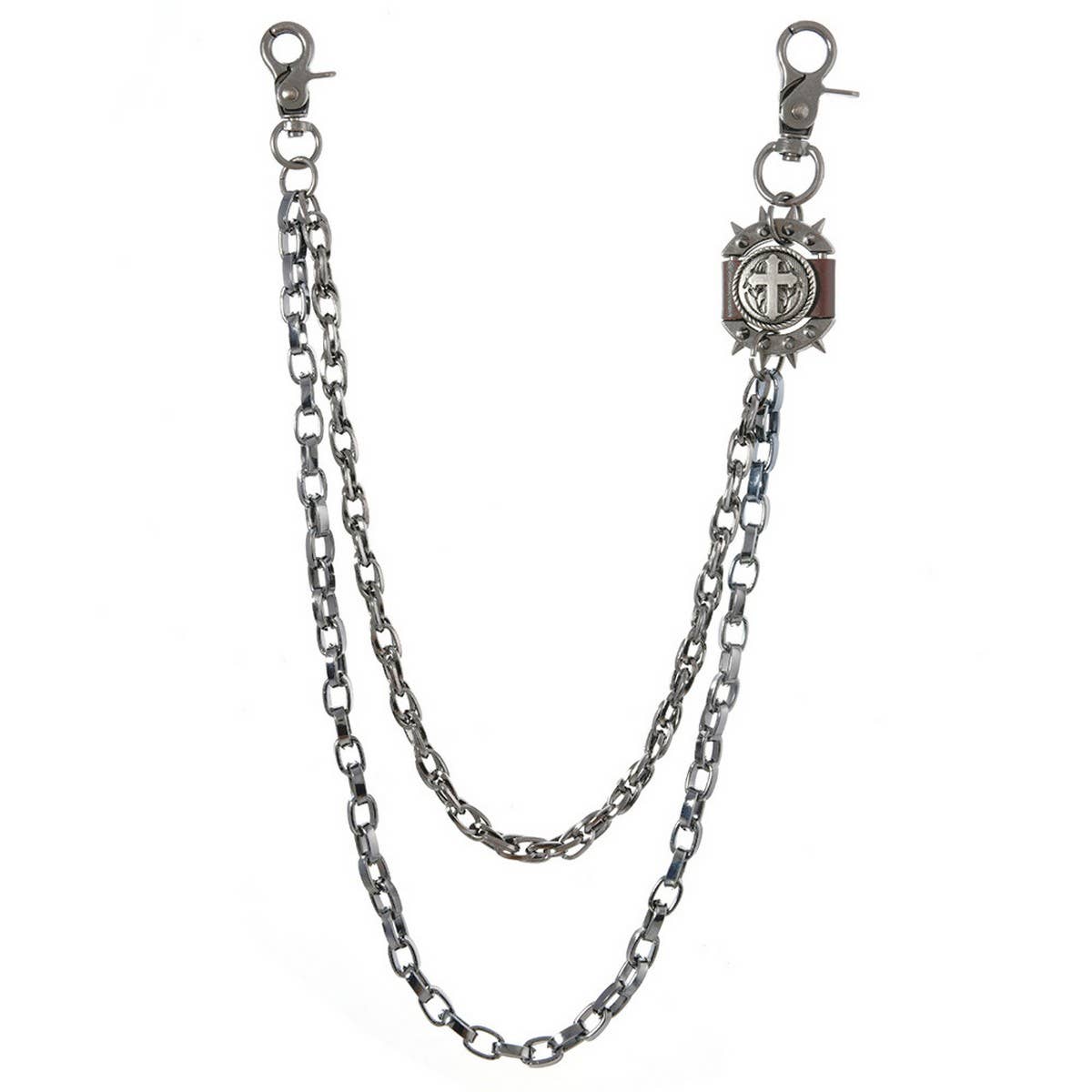 VINTAGE COOL METAL CROSS JEANS CHAIN