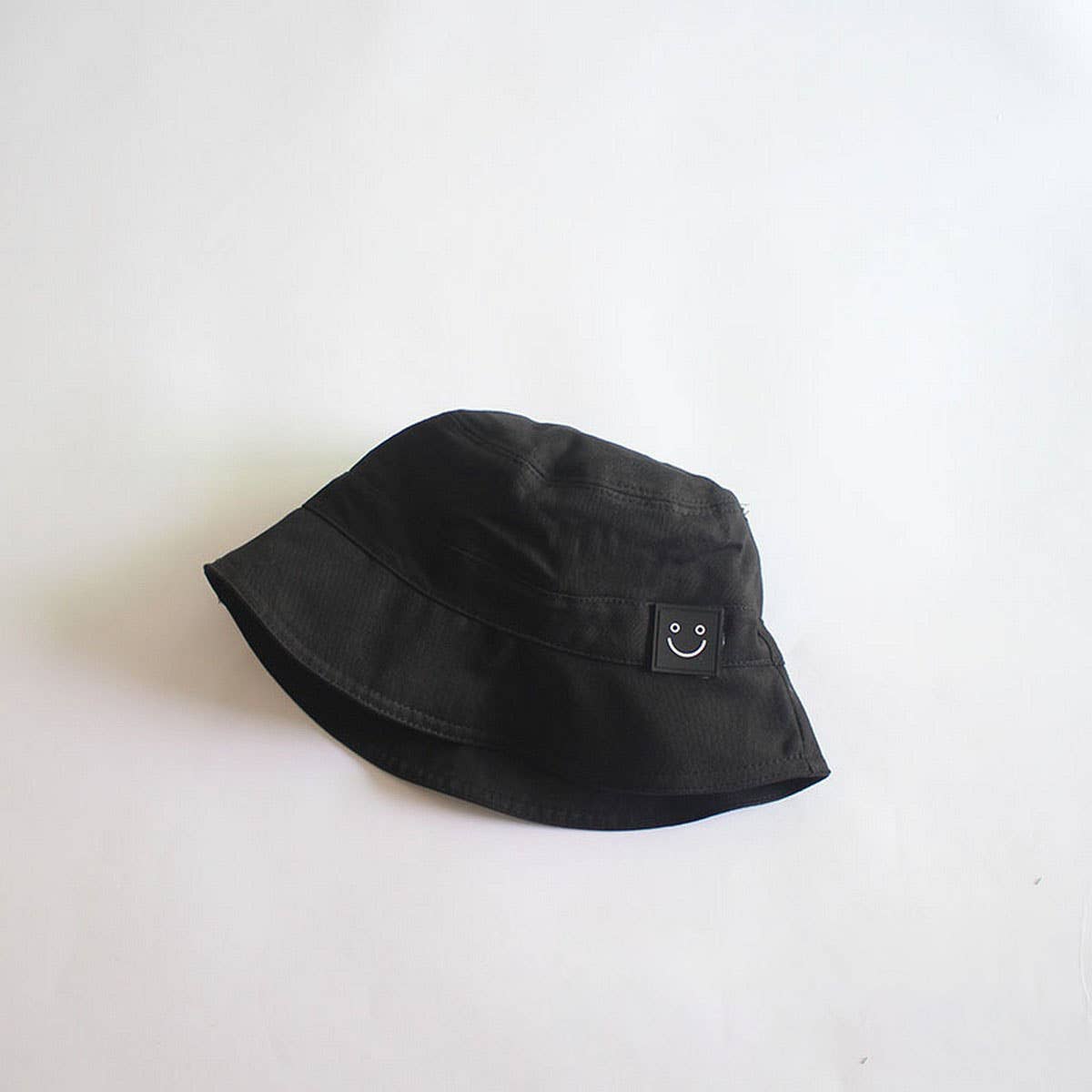 SOLID COLOR SMILEY FACE CHILDREN'S BUCKET HAT_CWAH2872