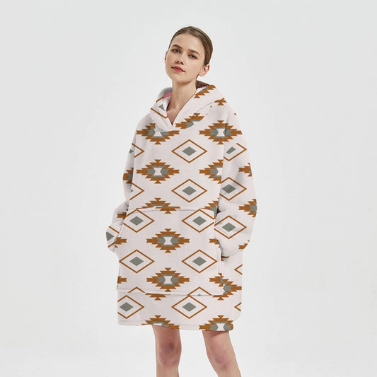 Thick Wearable Hoodie Blanket Pullover for Winter