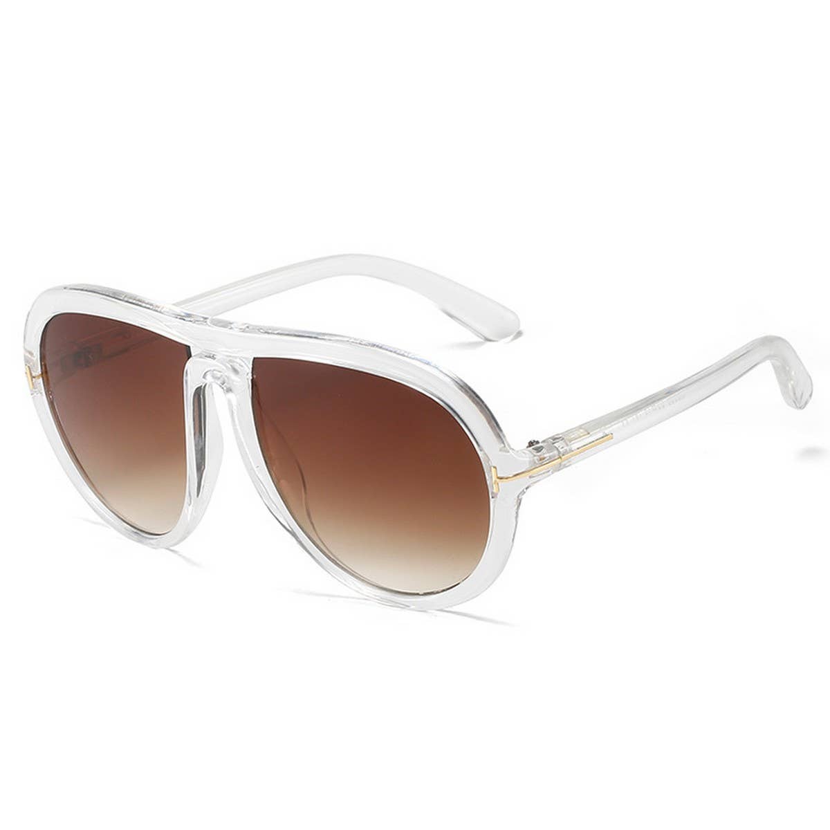 T-SHAPED SUNGLASSES RETRO LARGE FRAME SUNGLASSES