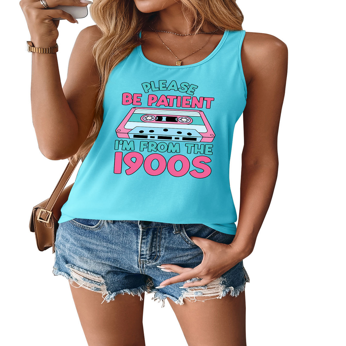 Women??¢s Casual Racerback Tank Top, Comfy Fit_CWTTSL0415