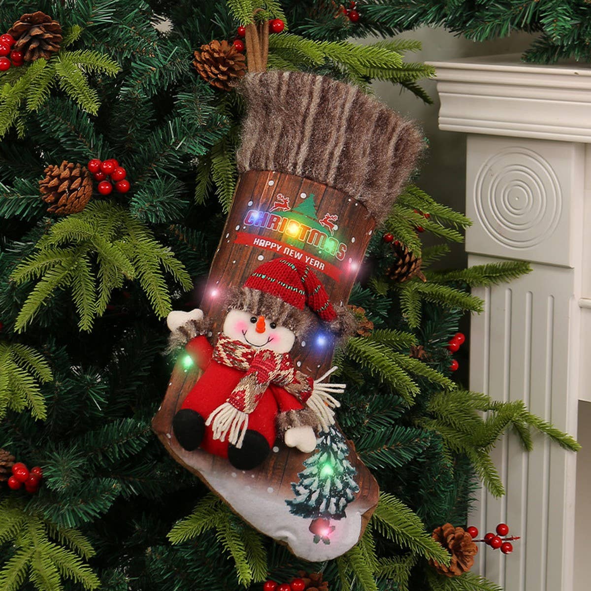 CHRISTMAS SOCKS CHILDREN GIFT BAG CANDY BAG