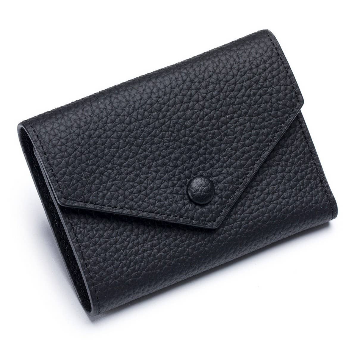 ULTRA-THIN LARGE CAPACITY SHORT LEATHER WALLET_CWAB3744