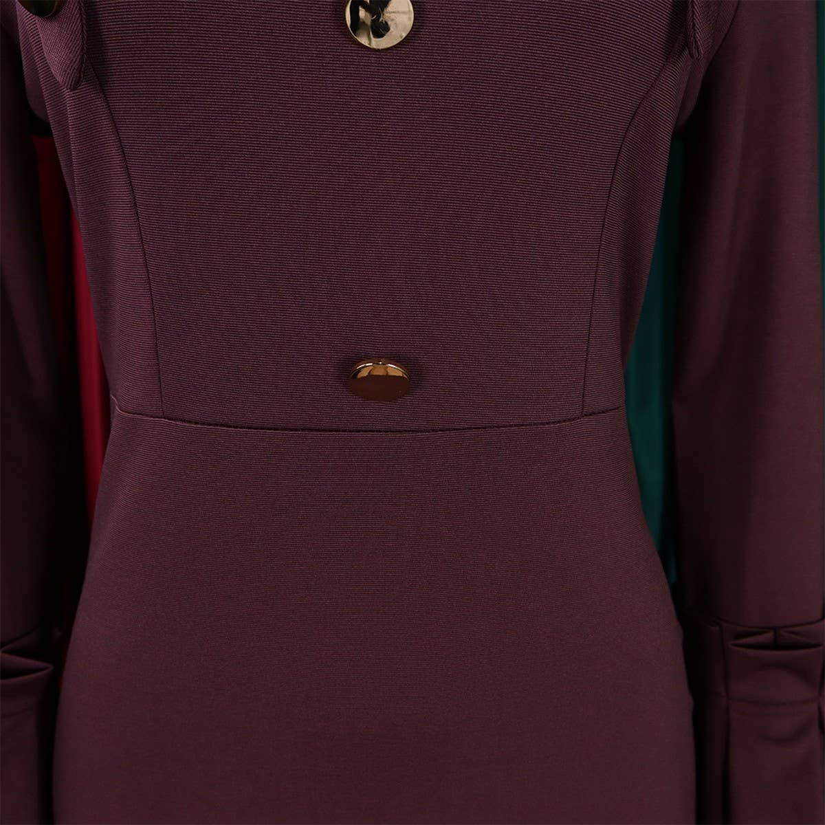 FASHIONABLE AND ELEGANT COMMUTER LONG DRESS_CWDMD3698