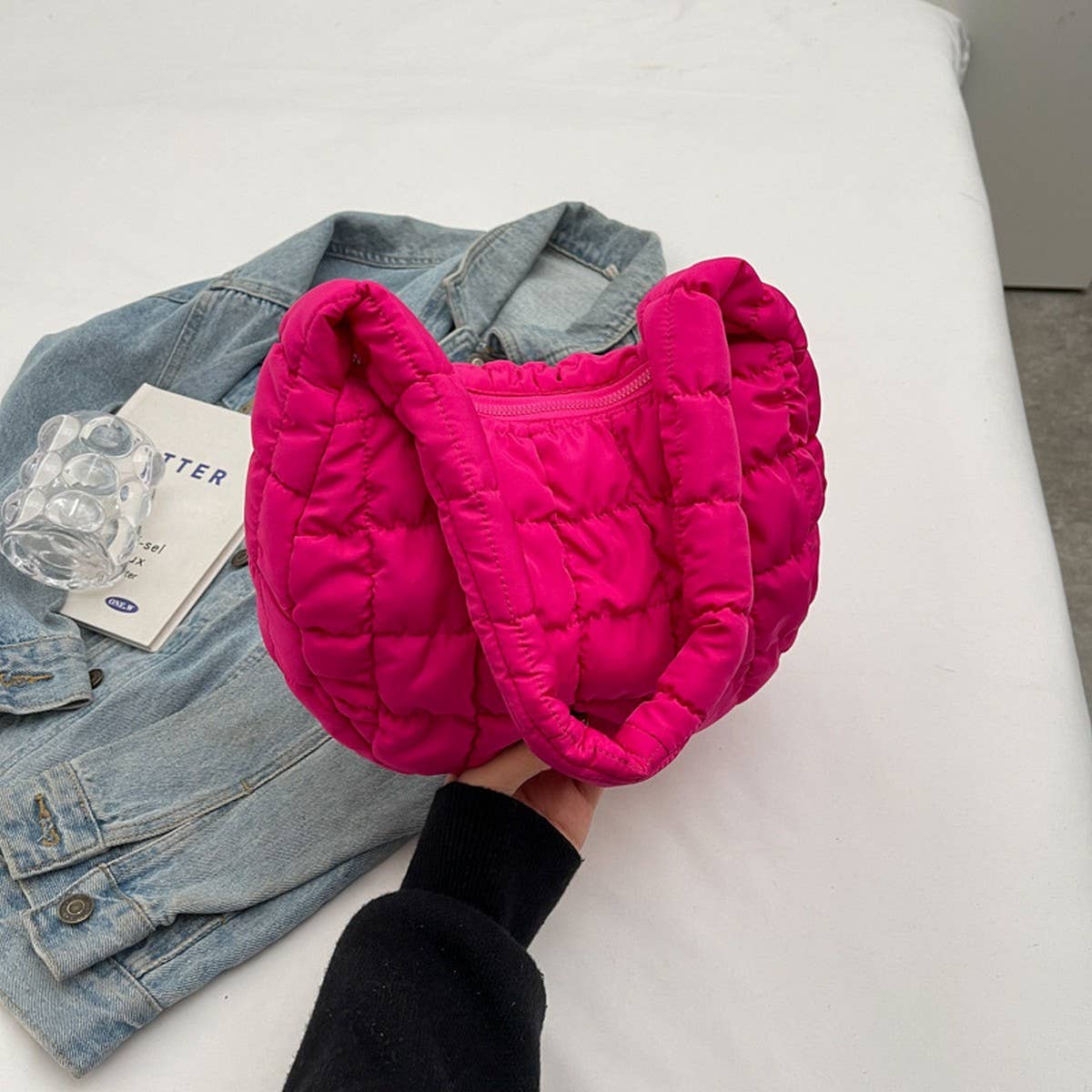 Dongdaemun Cloud Bag Puffy Shoulder Tote_CUAB00525