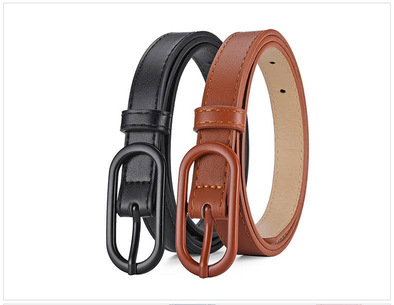 MACARON MATCHING UP PIN BUCKLE BELT FOR WOMEN