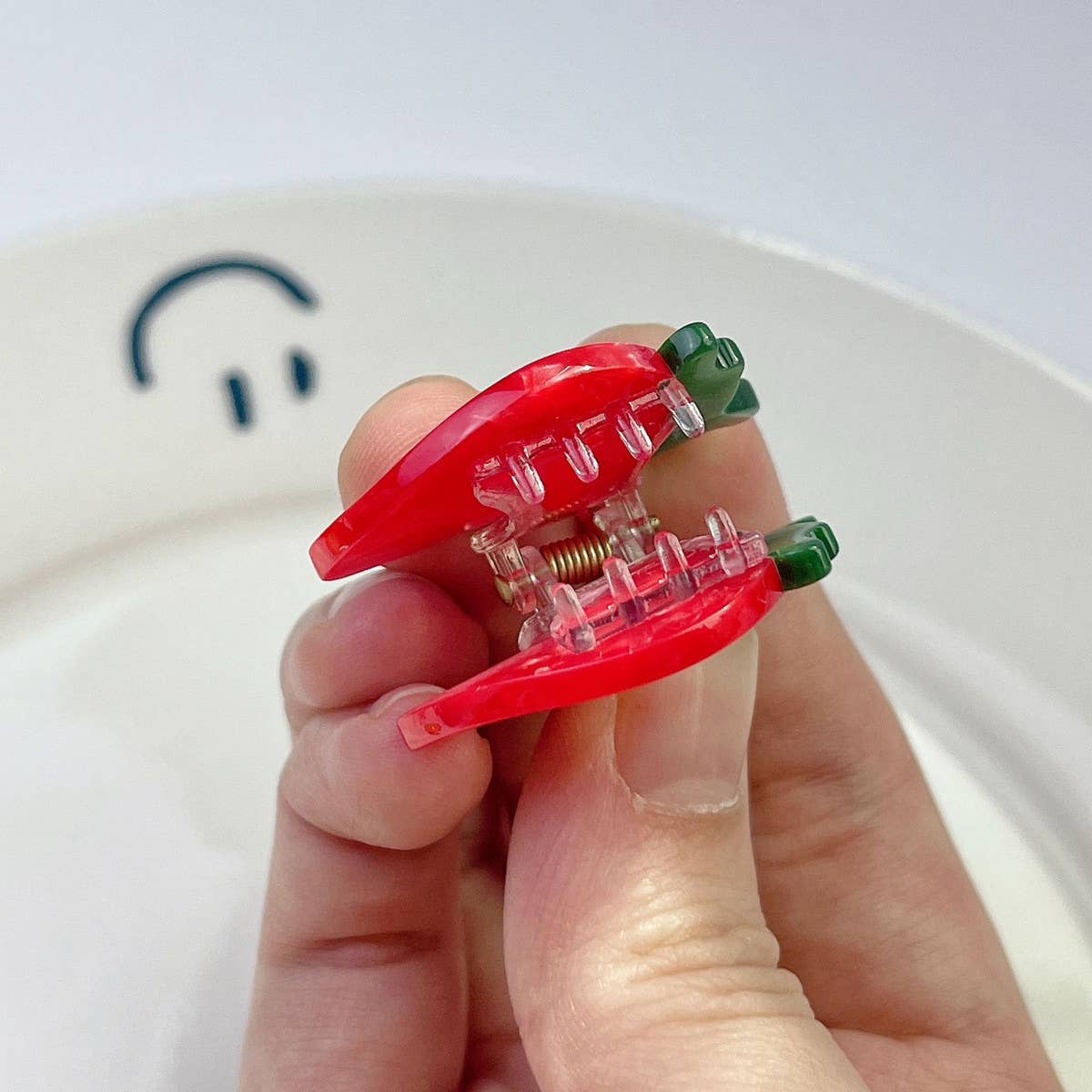 Mini Fruit Hair Claws, Strawberry & Lemon Clips_CWAHA1331