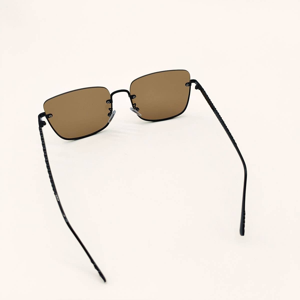 HALF FRAME SQUARE FASHION SUNGLASSES