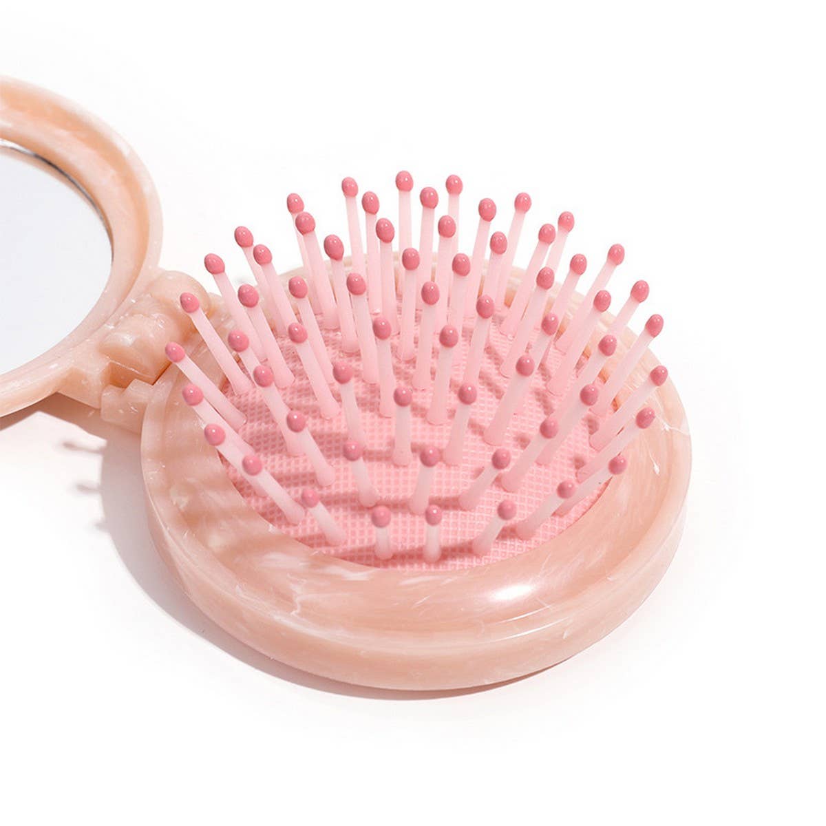 MASSAGE COMB PORTABLE FOLDING MIRROR COMB