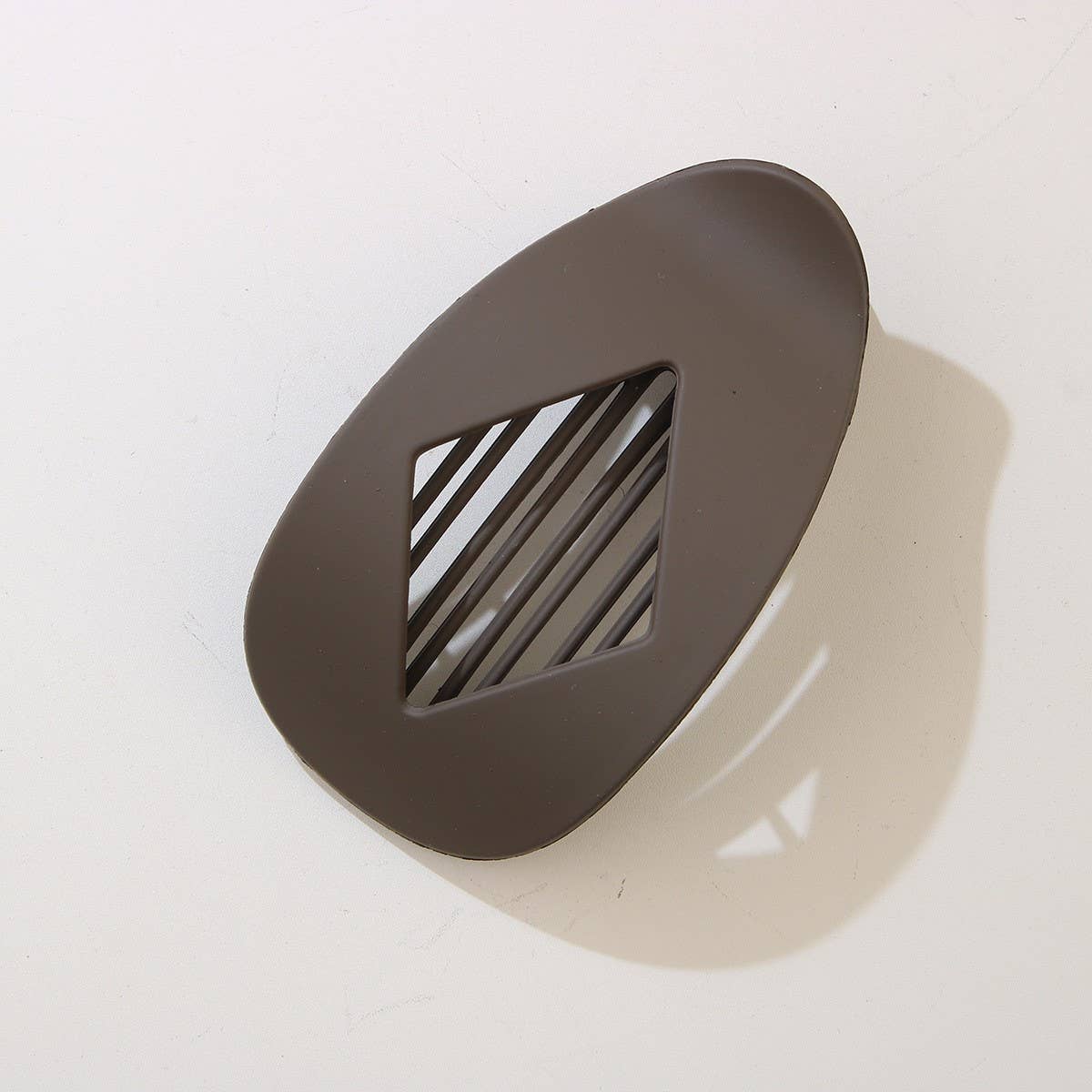 CWAHA07405_OVAL DIAMOND FLAT DUCKBILL HAIR CLIP