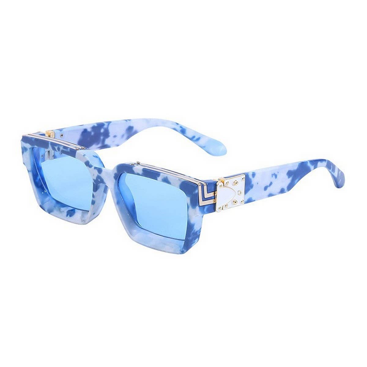 SUNGLASSES FASHION SQUARE FRAME SUNGLASSES GLASSES
