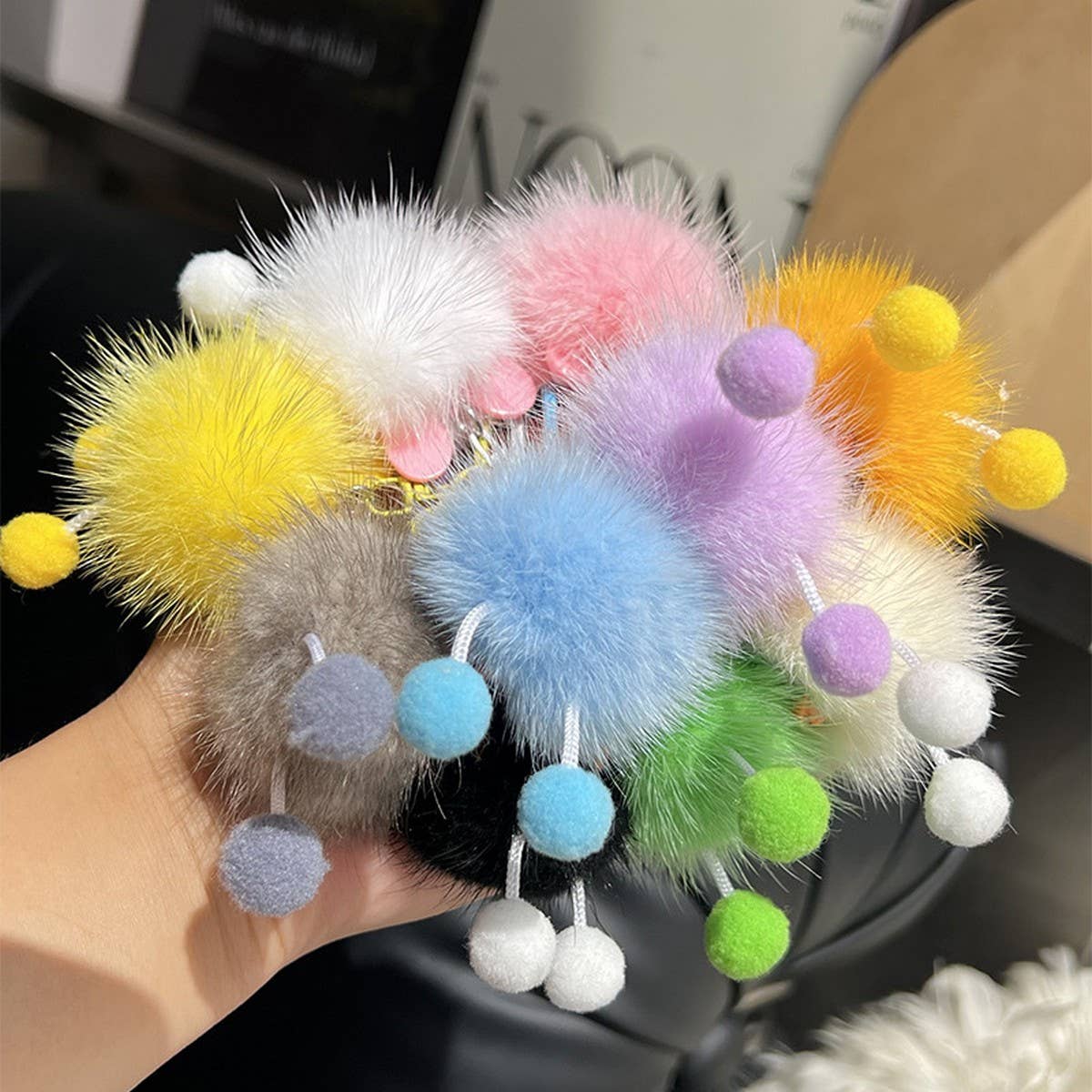 CUTE LITTLE YELLOW DUCK CAR KEYCHAIN BAG PENDANT