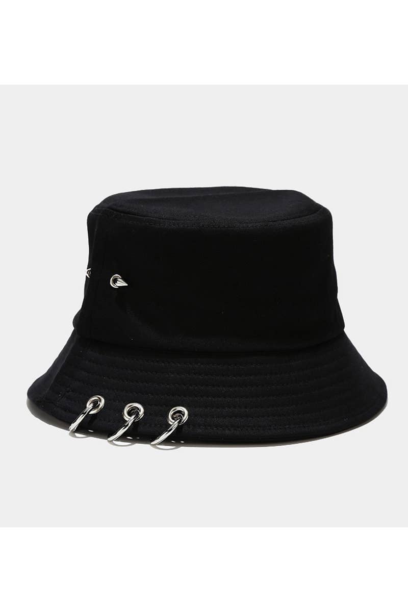 CLIP DETAILED CASUAL BUCKET HAT_CWAH0411