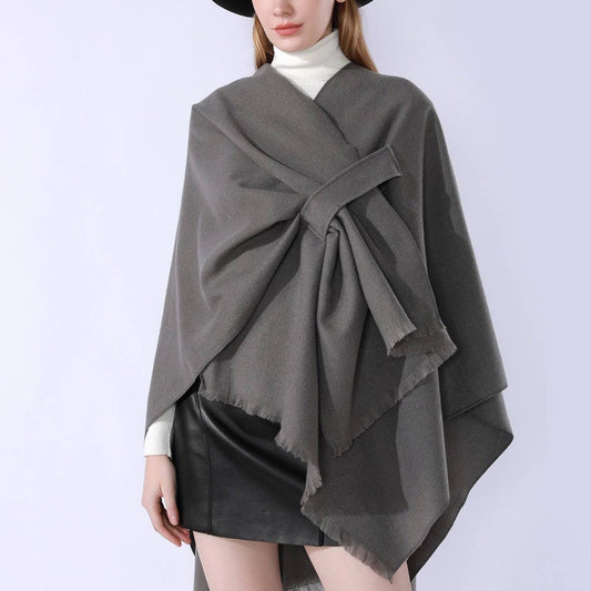 PURE COLOR HIGH-GRADE WARM CASHMERE SHAWL_CWMM2091