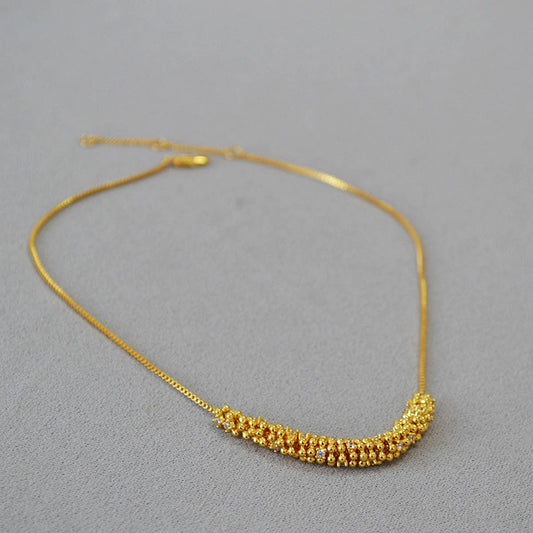 SIMPLE SPARKLING ZIRCONIA CHAIN NECKLACE_CWAJE2124