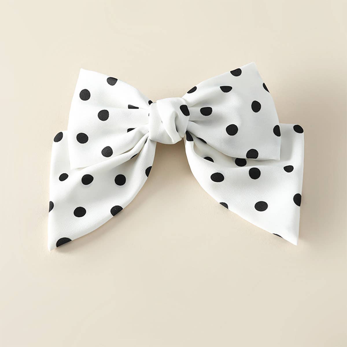 FASHIONABLE POLKA DOT HANDMADE BOW HAIRPIN