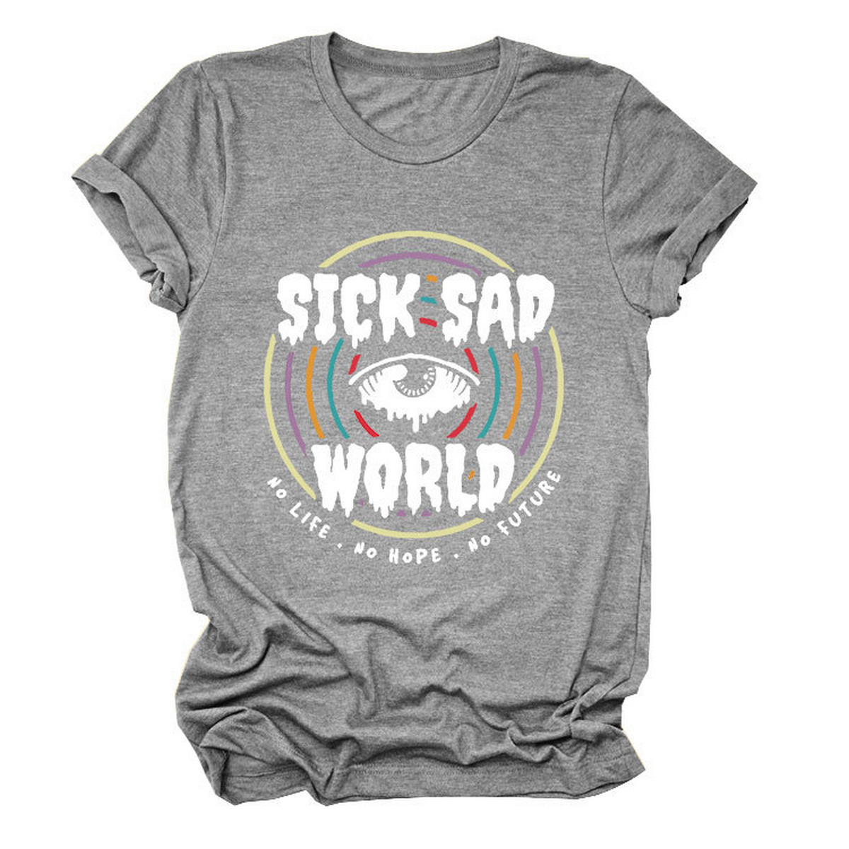 Simple Crew Neck Tee ??Comfortable Fit_CWTTS1532