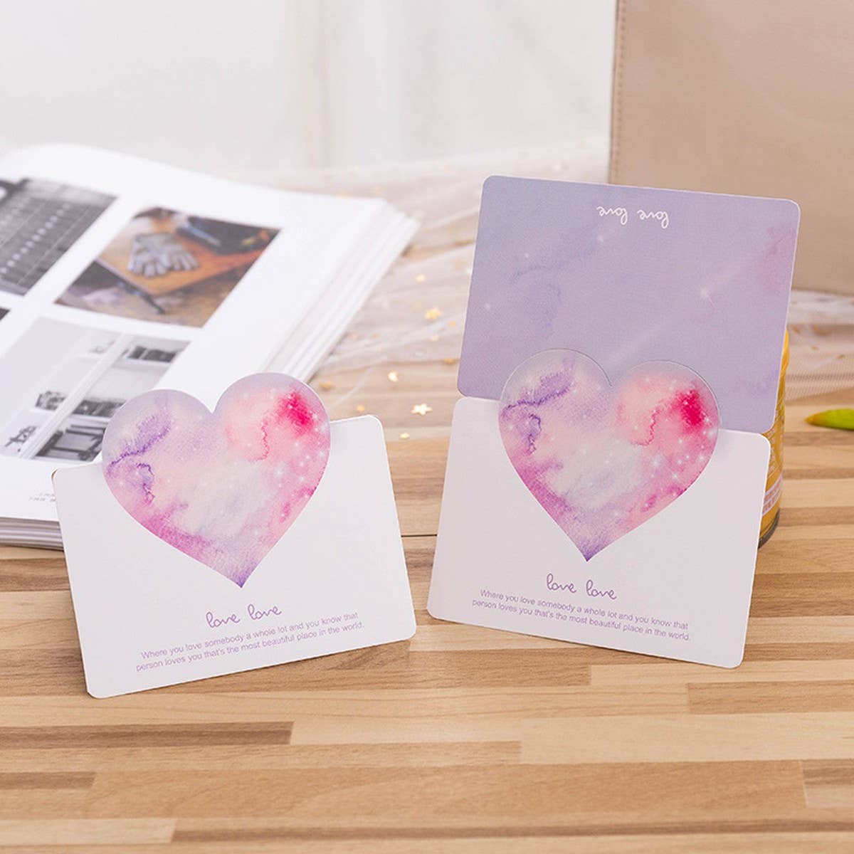 INS STYLE THREE-DIMENSIONAL LOVE GREETING CARD