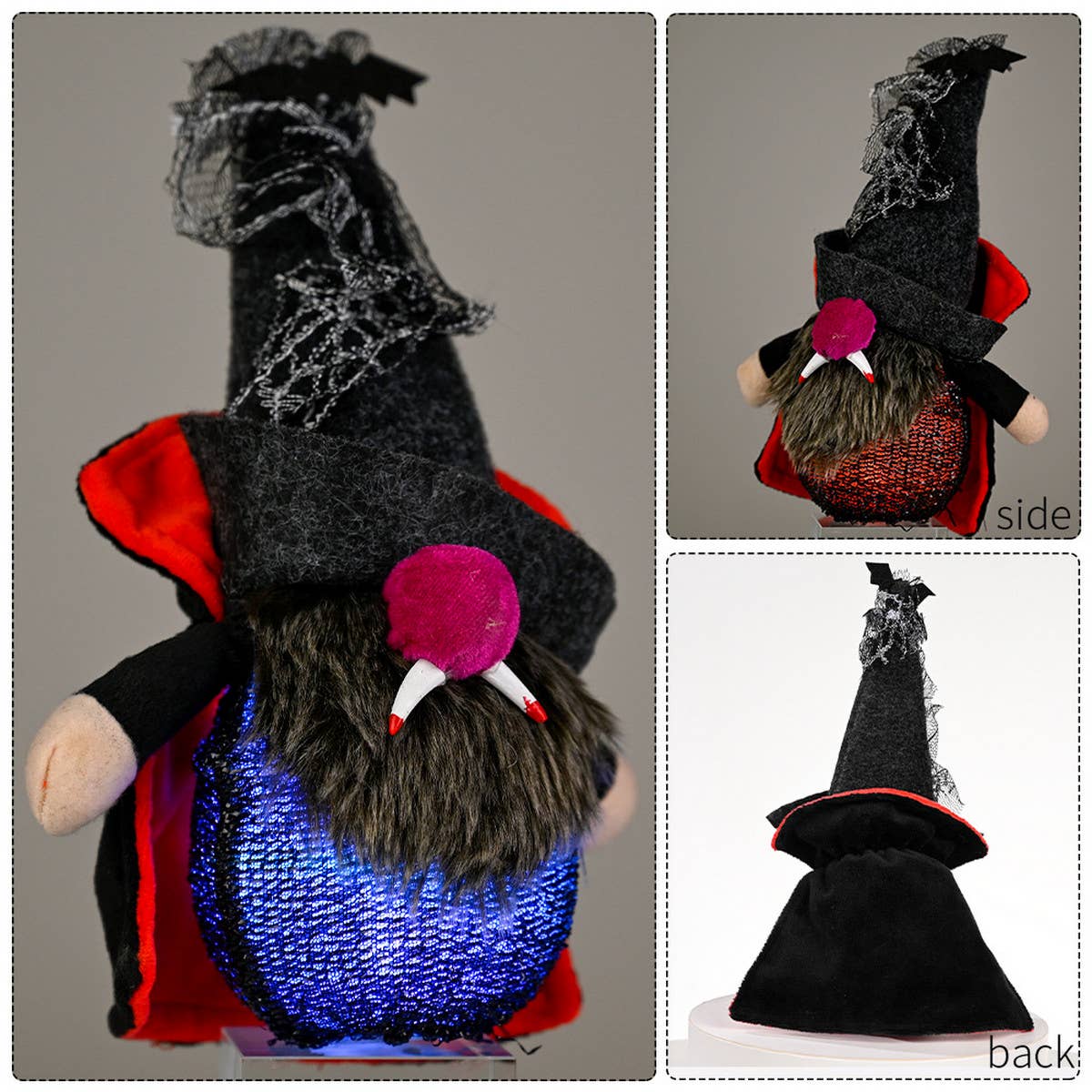 HALLOWEEN RUDOLPH DOLL WITH LIGHT