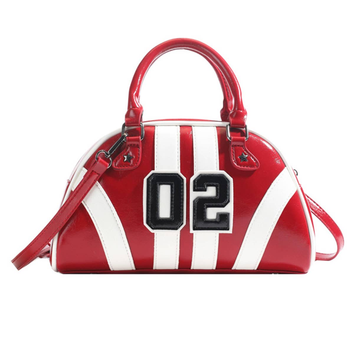 Fashionable patchwork niche and versatile handbag