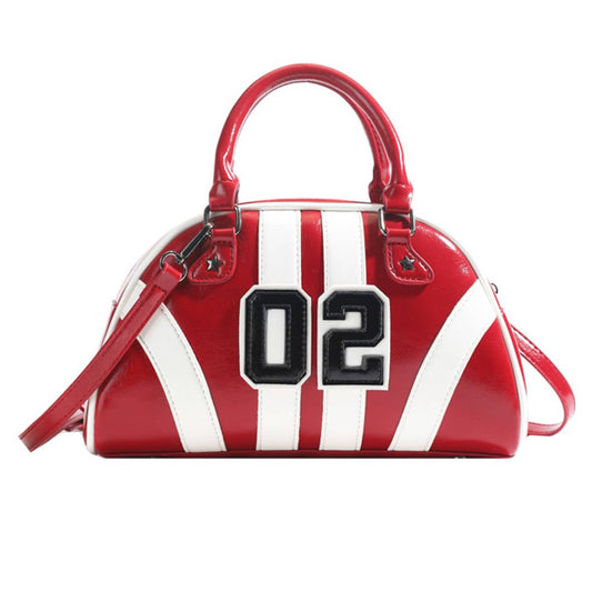 Fashionable patchwork niche and versatile handbag