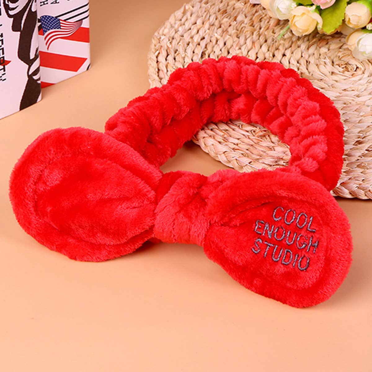 PLUSH EMBROIDERED KNOTTED HEADBAND_CWMM0727