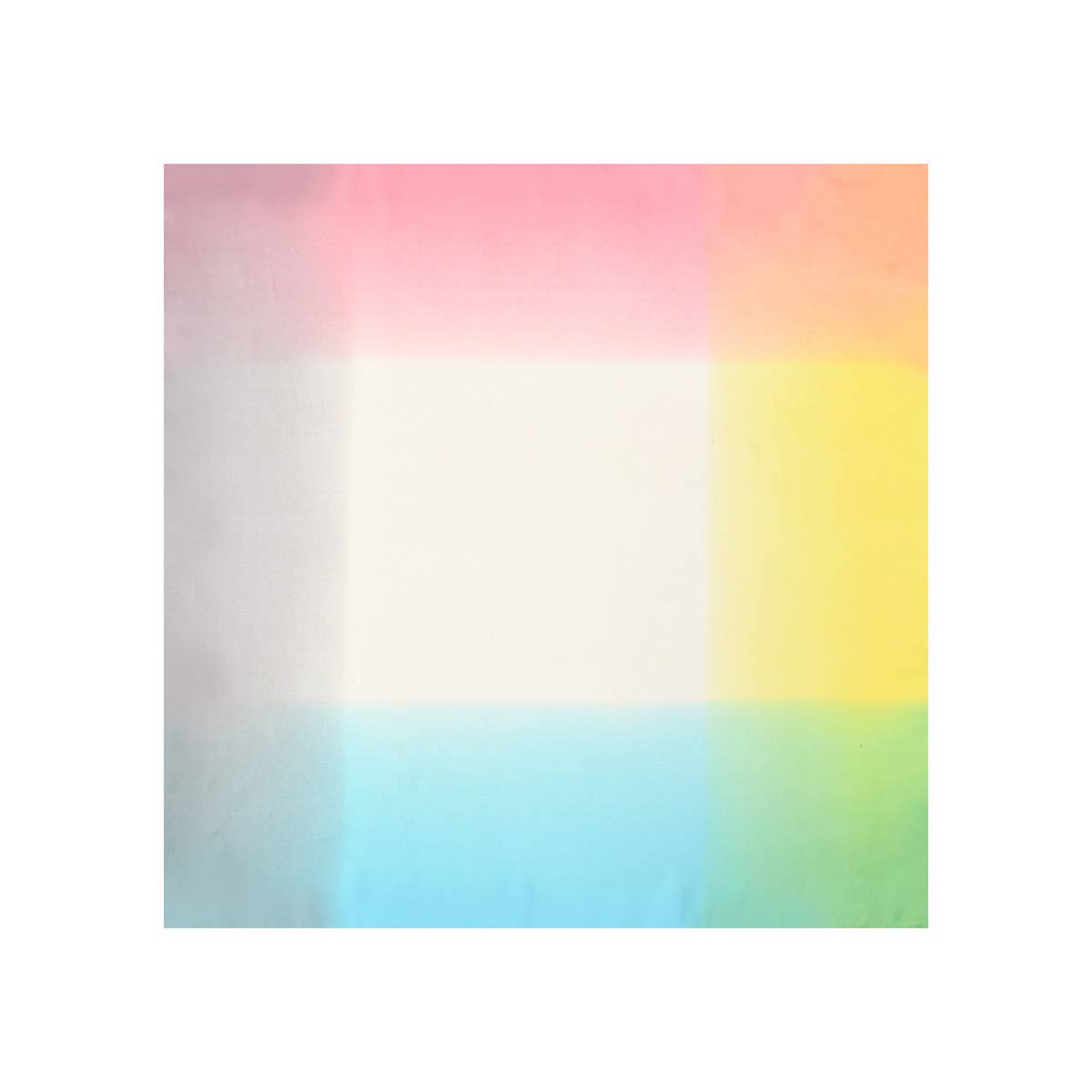 RETRO GRADIENT MULTI-COLOR SILK SCARF_CWASC1152