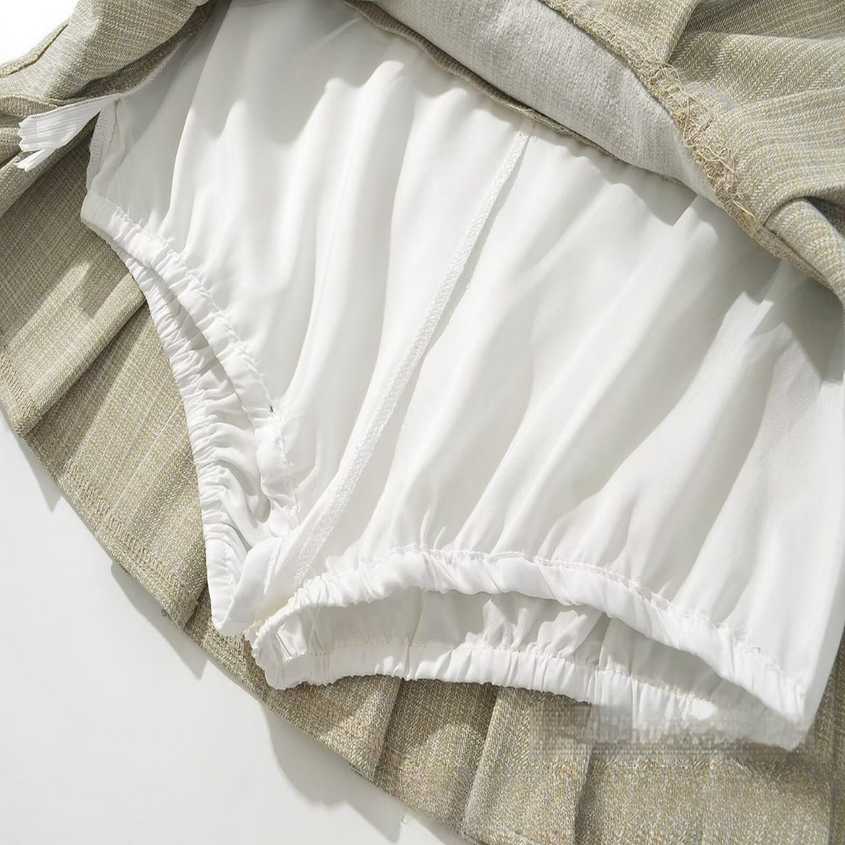 Casual High Waist Pleated Skirt for Women_CWDSD8336