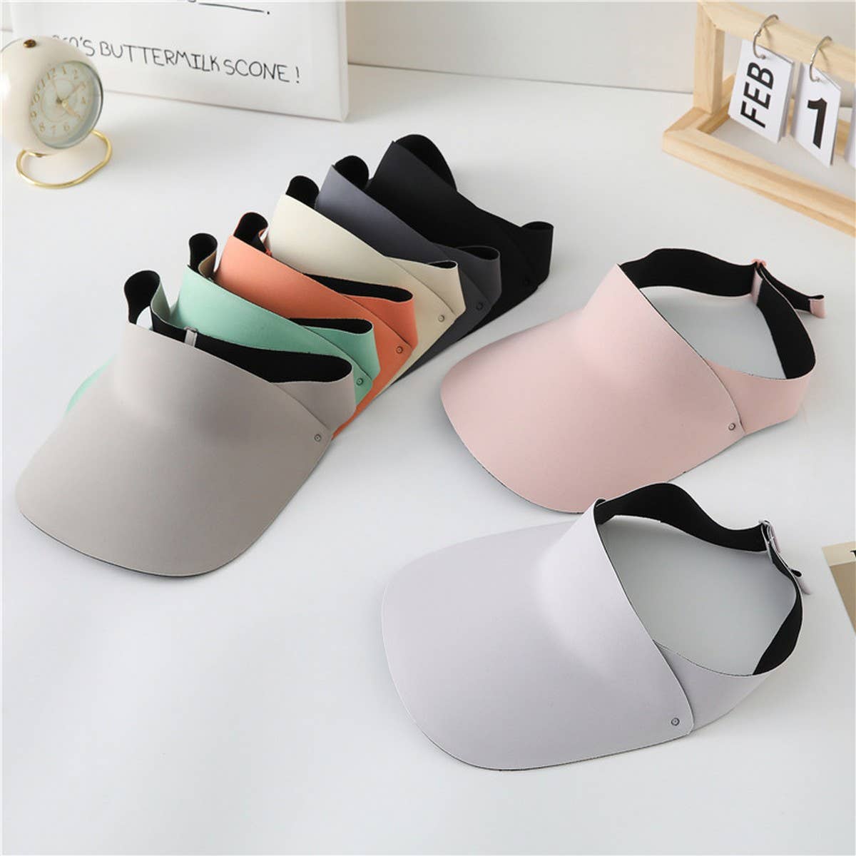 SEAMLESS HOLLOW TOP ANTI-UV SUN HAT_CWAH1487