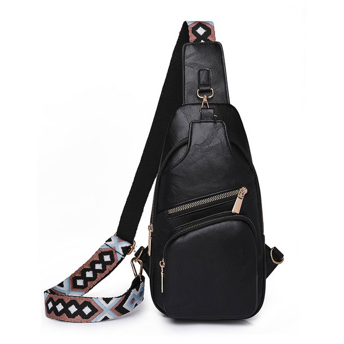 OUTDOOR SPORTS SOLID COLOR MESSENGER BAG CHEST BAG_CWAB2703