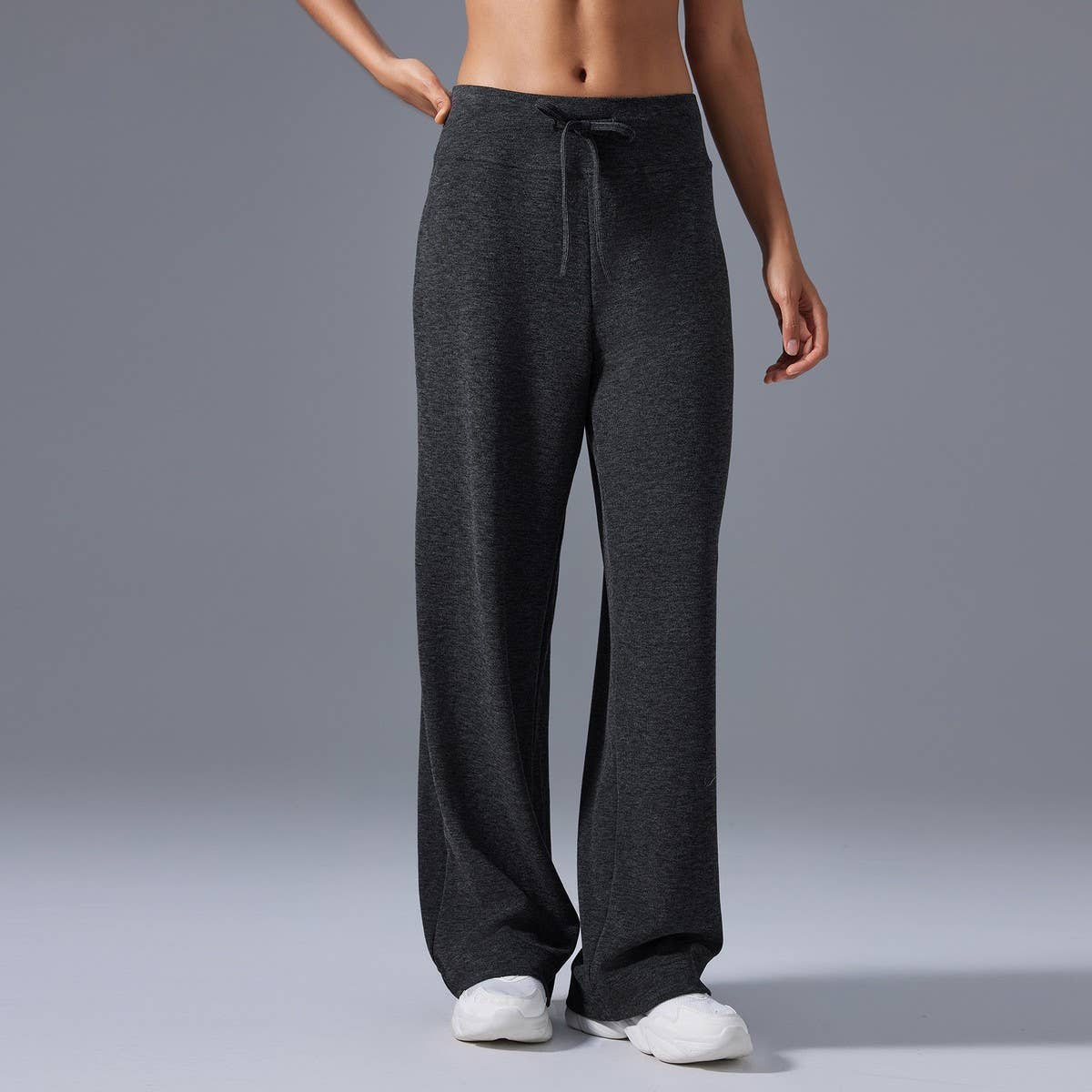 Women's High Waist Wide-Leg Drawstring Pants